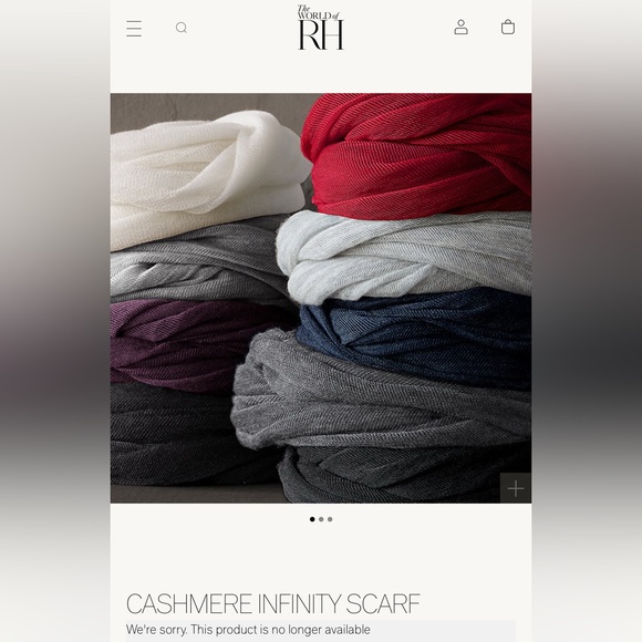 Restoration Hardware Cashmere Infinity Scarf - Picture 5 of 6